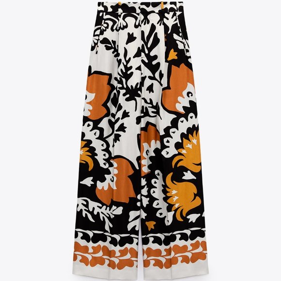 Zara Printed Pants - Picture 8 of 9